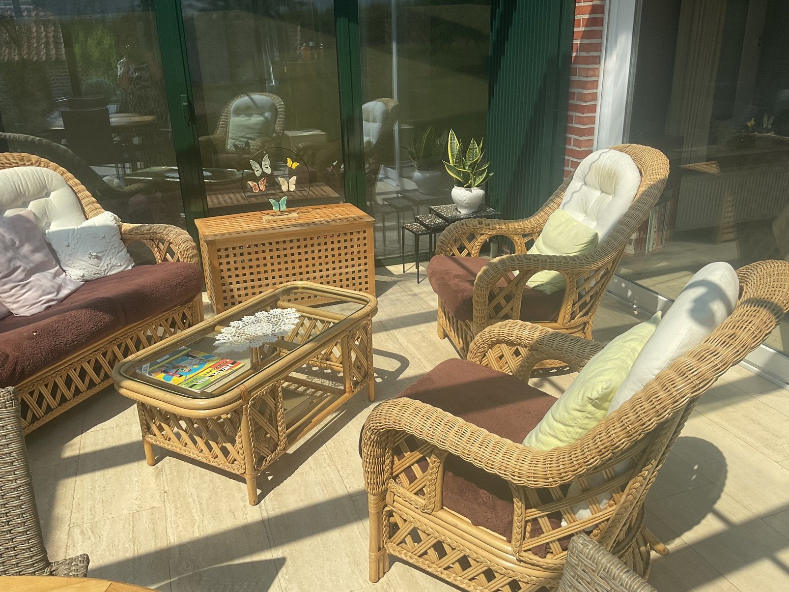 Salon in rotan, Ophalen, Gebruikt