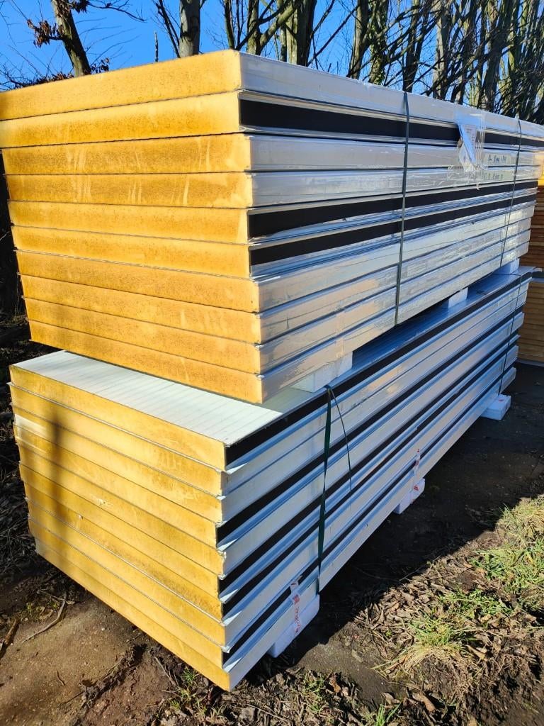 Sandwichpanelen 30-80mm wand AANBIEDING, Doe-het-zelf en Bouw, Ophalen, Nieuw, Overige materialen, 50 tot 100 mm
