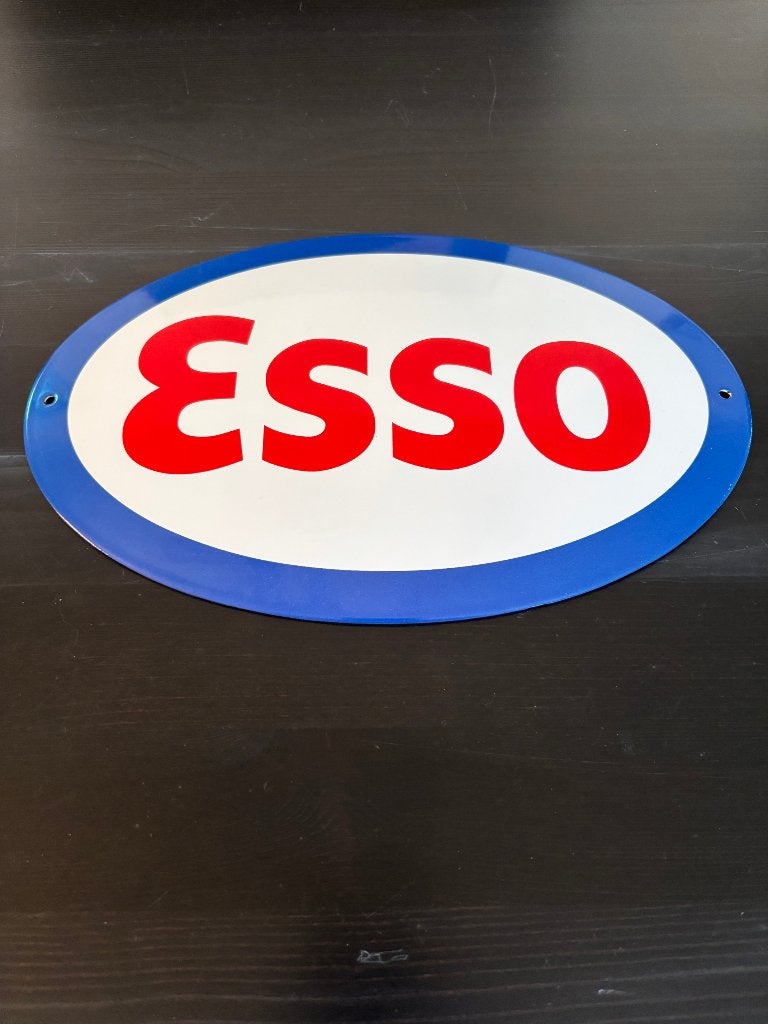 ESSO real porcelain-enamel sign, Enlèvement ou Envoi, Neuf, Panneau publicitaire