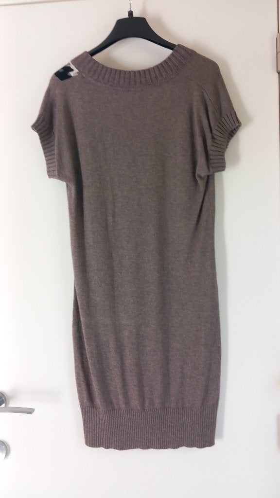 MarcCain gebreide  mini trui-jurk–luipaard- Ongedragen –S/36, Kleding | Dames, Bruin, Nieuw, Ophalen of Verzenden, Maat 36 (S)
