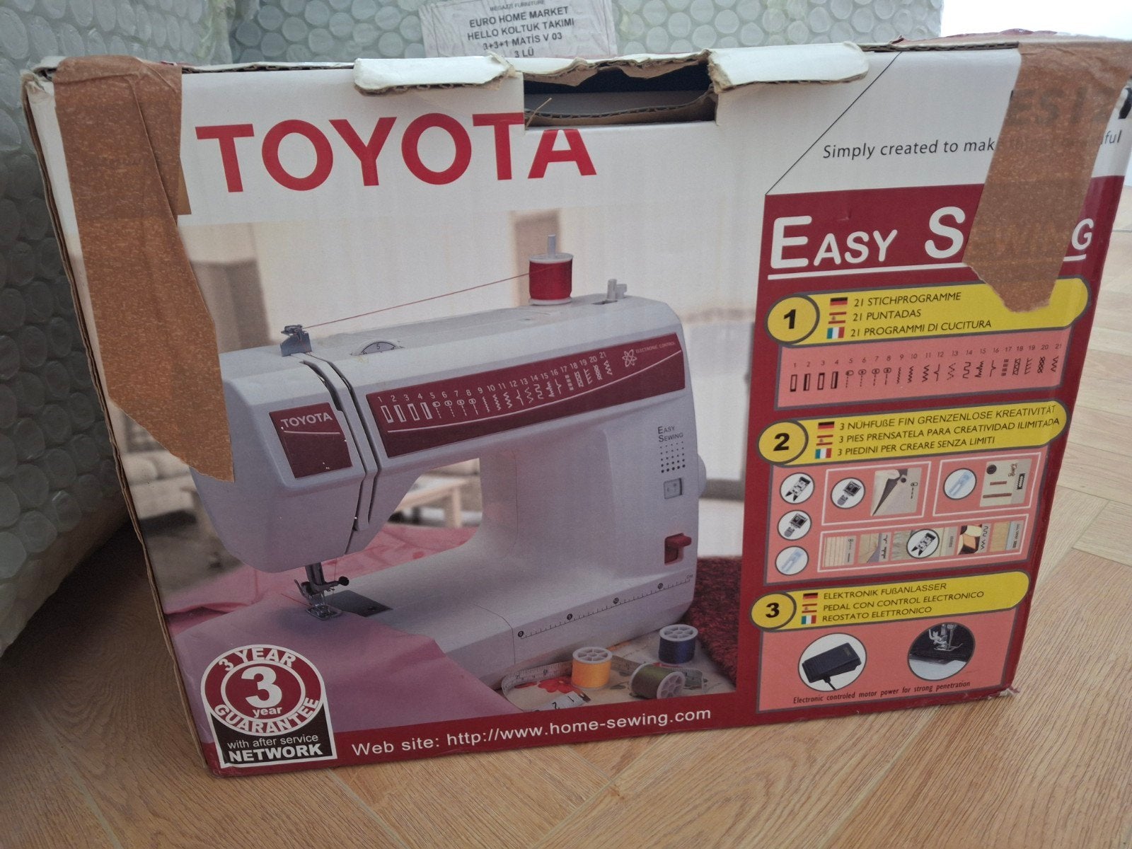 Toyota ES121 Easy Sewing, Enlèvement, Machine à coudre