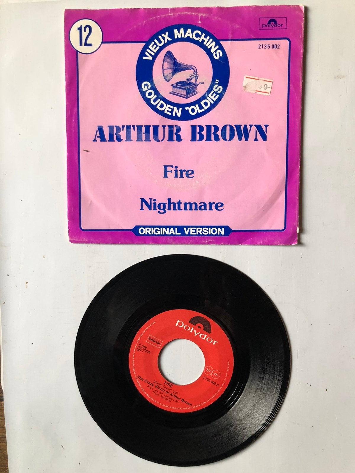 Arthur Brown: Fire ( 1980), Verzenden