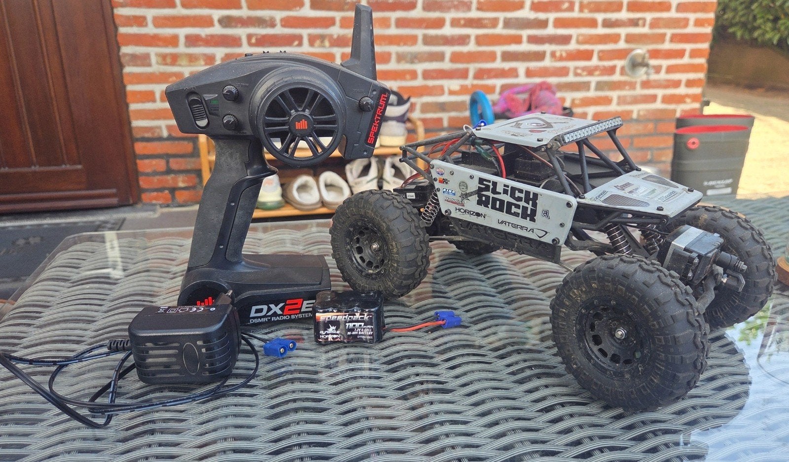 RC CAR, Vaterra Slickrock 1/18 Rock Crawler - Compleet (RTR), Hobby en Vrije tijd, Auto offroad, Zo goed als nieuw, RTR (Ready to Run)