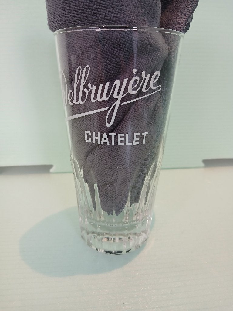 Ancien verre DELBRUYERE de la bre Delbruyère à Chatelet, Enlèvement ou Envoi, Comme neuf, Verre ou Verres, Autres marques