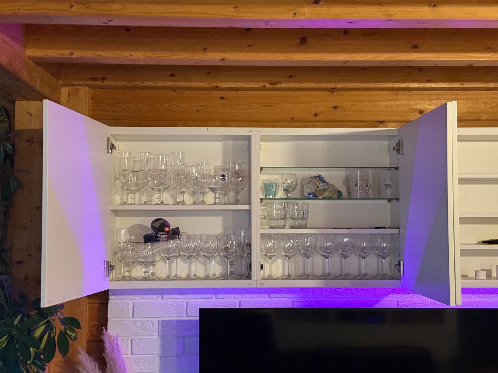 Ensemble de 4 meubles Ikea Besta 60x20x64, Avec porte(s), Moins de 25 cm, Enlèvement, Utilisé