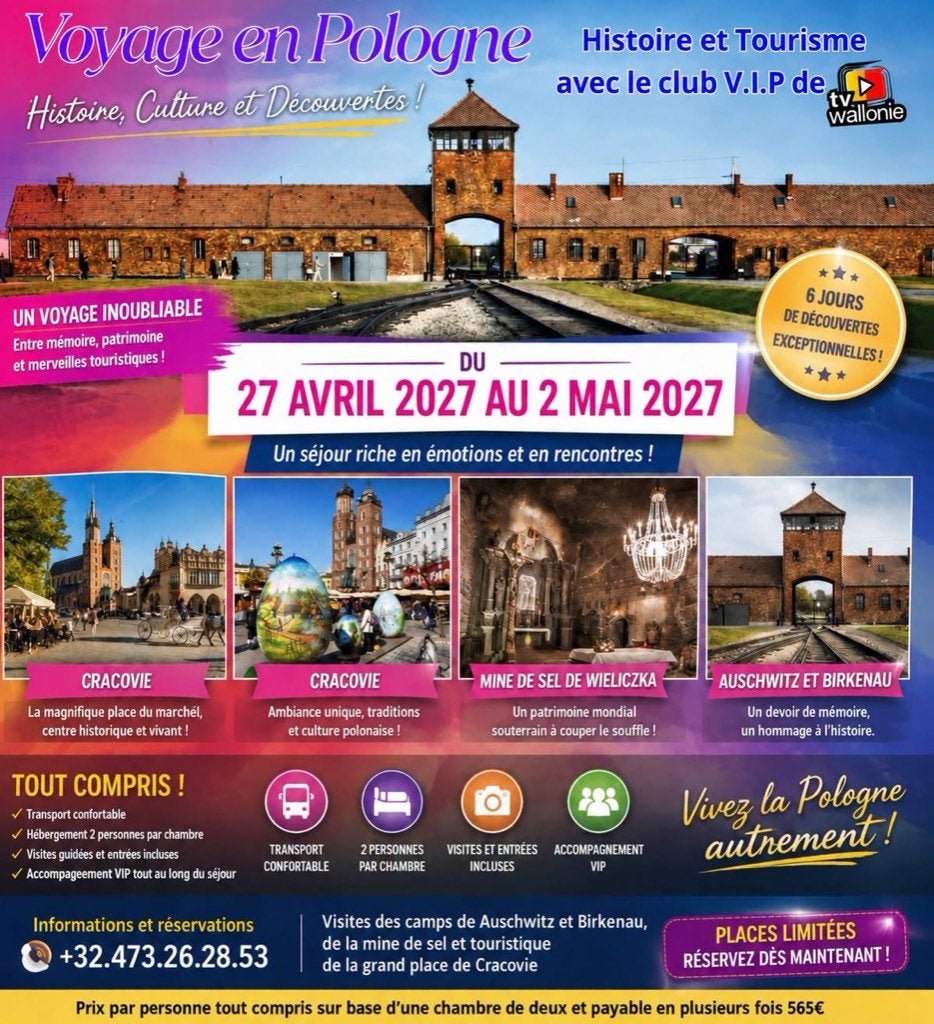Voyage Cracovie Auschwitz-Birkeneau, Vacances