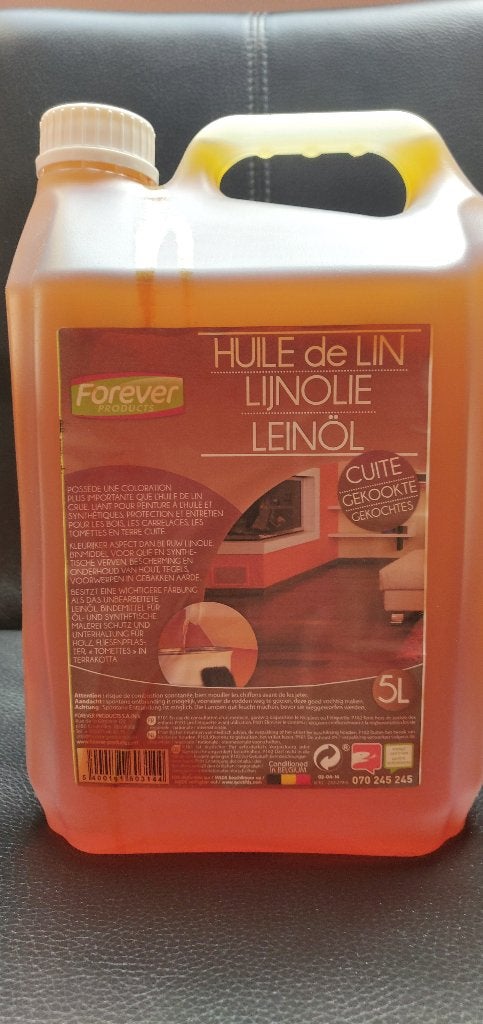 Huile de lin, 5 à 10 litres, Enlèvement, Neuf