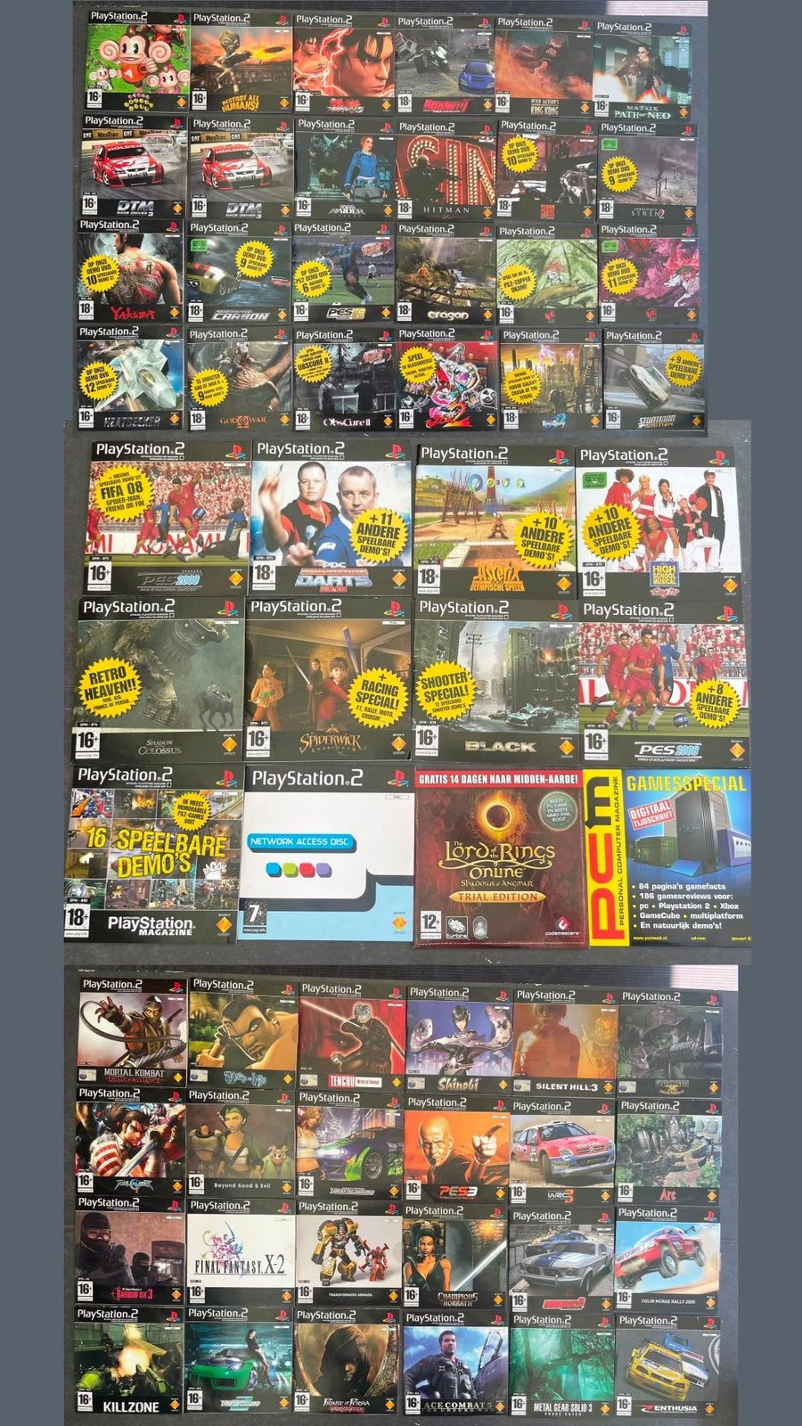 Lot PS2 Demo’s (o.a. Silent Hill, MGS3, God of War) +xtra’s, Games en Spelcomputers, Ophalen of Verzenden, Zo goed als nieuw, Online