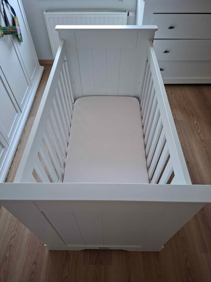Babybed Bopita + matras, topper en hoeslaken aerosleep, Zo goed als nieuw, Minder dan 140 cm, Minder dan 70 cm, Ophalen