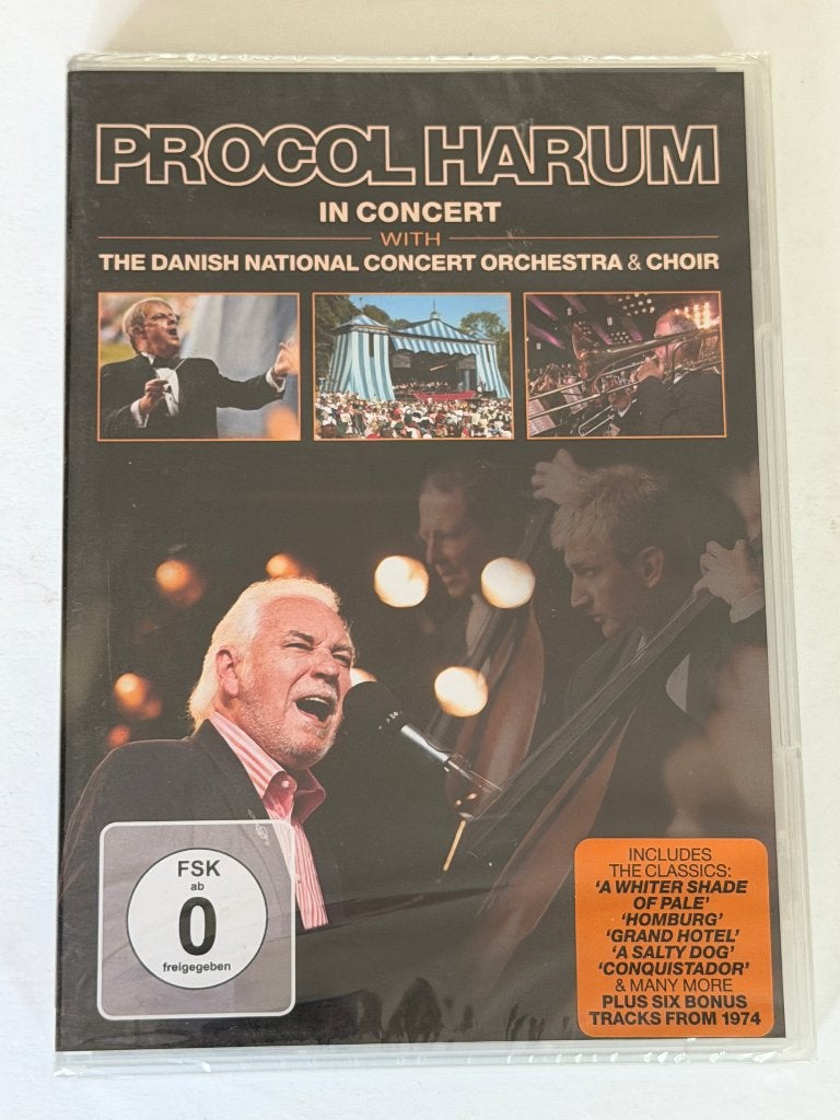 Procol Harum – In Concert (DVD) Nieuw!, Cd's en Dvd's, Ophalen of Verzenden, Nieuw in verpakking