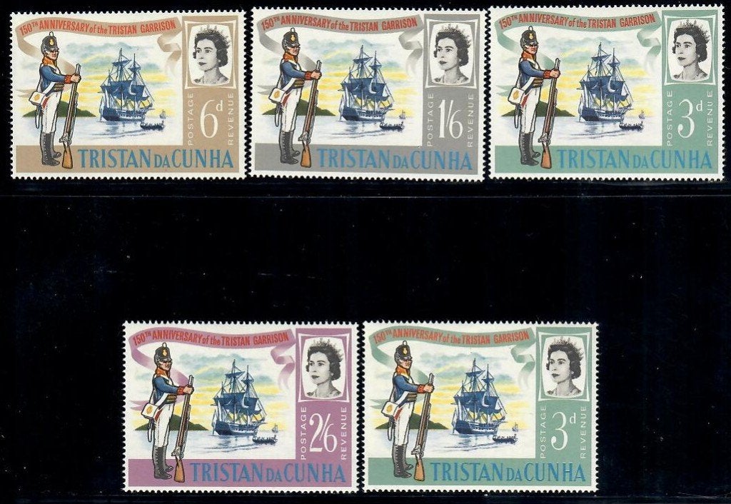 Tristan da Cunha yvertnrs 93/96 postfris, Timbres & Monnaies, Timbres | Timbres thématiques, Enlèvement ou Envoi, Non oblitéré