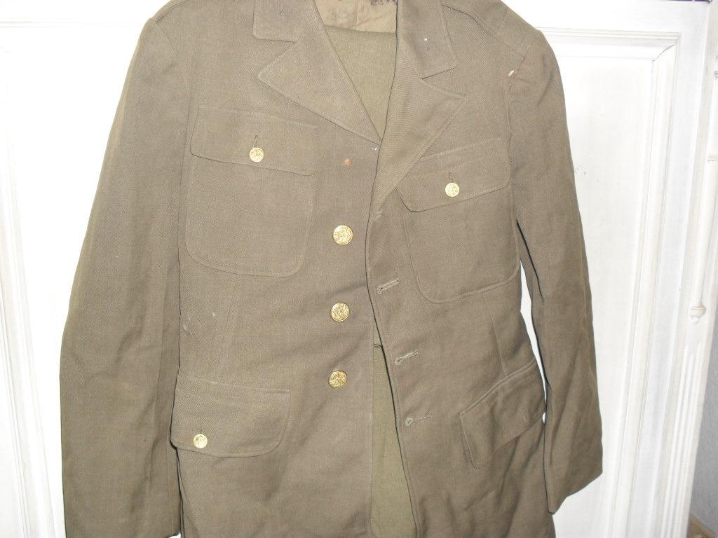 Amerikaans WO2-uniform compleet, Verzamelen, Ophalen of Verzenden, Landmacht, Kleding of Schoenen