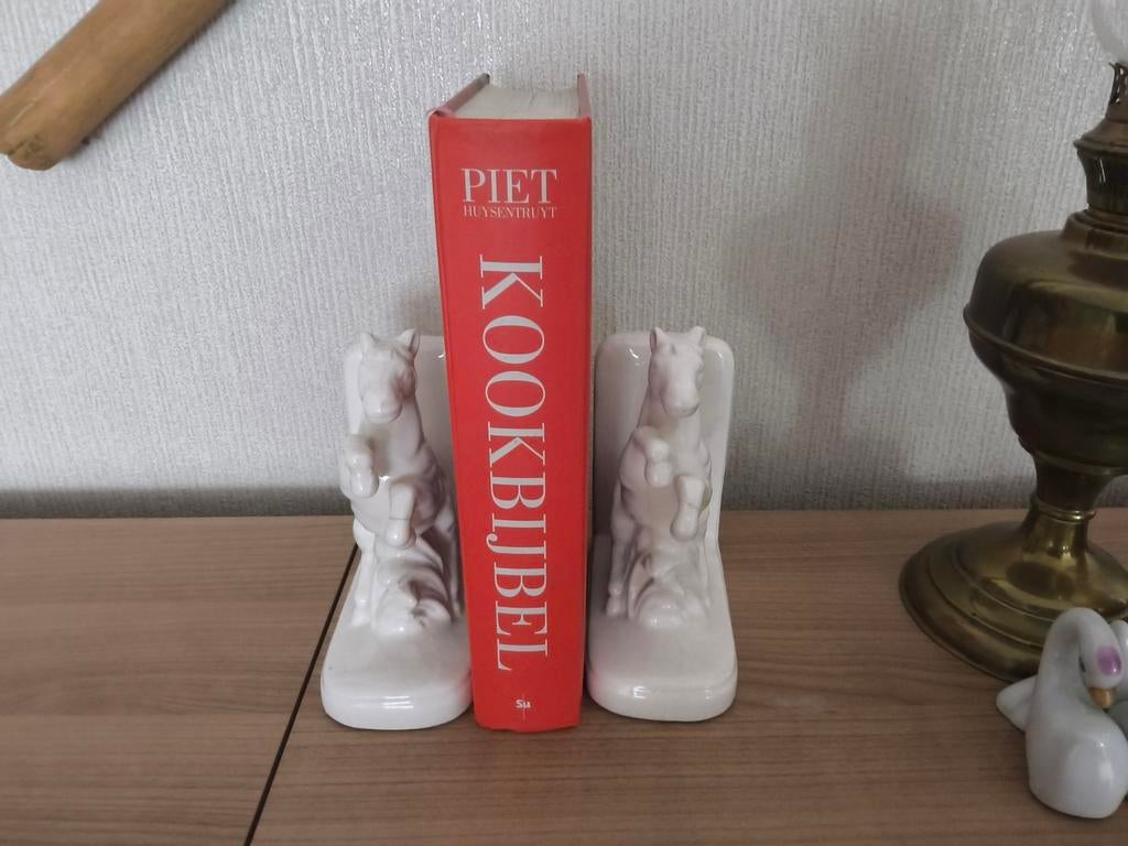 Keramieken boekensteunen, Ophalen of Verzenden, Gebruikt