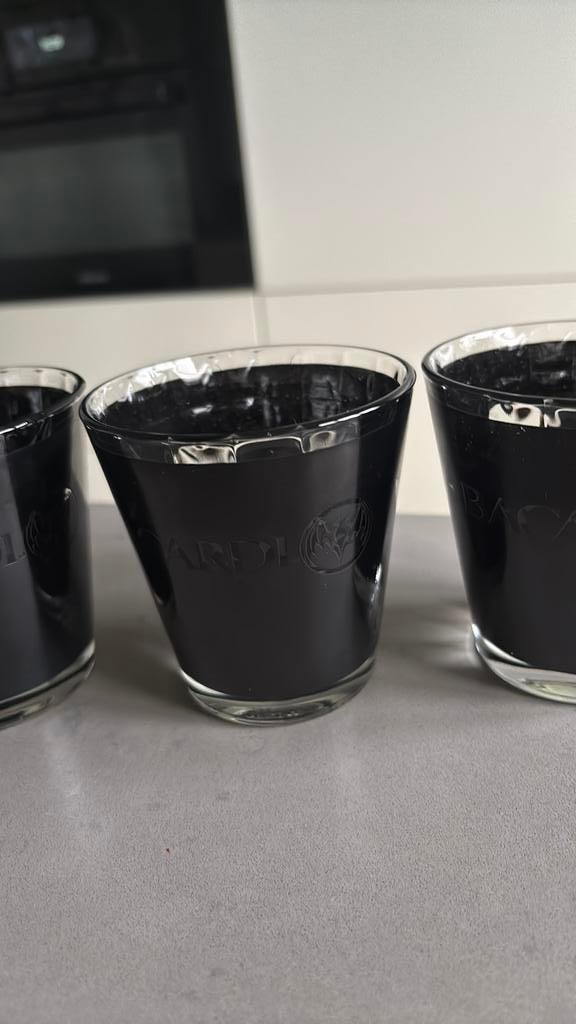 Bacardi coke glazen 3 stuks, Ophalen of Verzenden, Nieuw