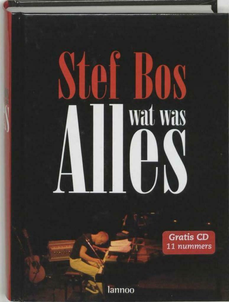 Stef Bos - Alles wat was - boek hardback met CD, Boeken, Ophalen of Verzenden, Zo goed als nieuw, Artiest