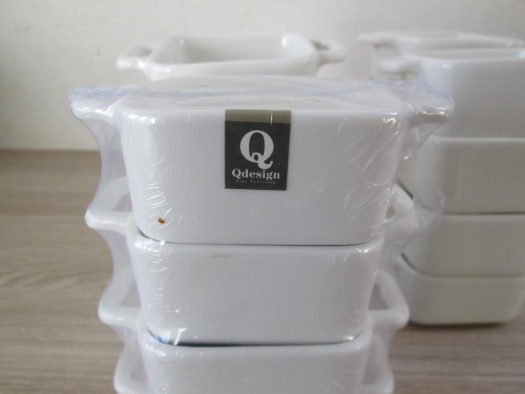 Witte amuse potjes, Ophalen, Nieuw, Keramiek, Kom(men)