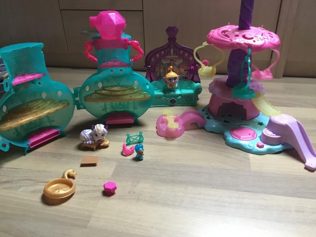 Shimmer and shine speel set, Kinderen en Baby's, Ophalen of Verzenden, Zo goed als nieuw