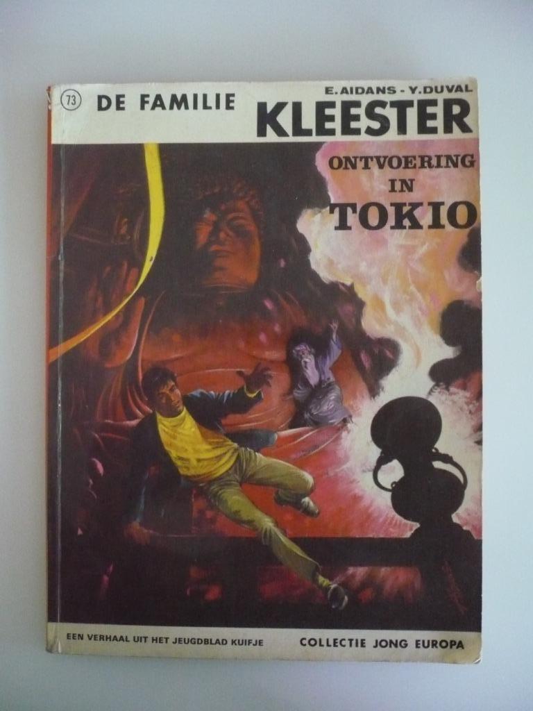 De Familie Kleester ( ontvoering in Tokio) eerste druk 1971, Boeken, Gelezen, E. Aidans, Eén stripboek, Ophalen of Verzenden