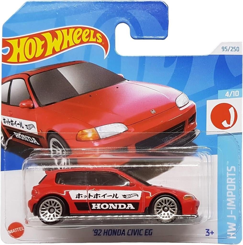 Hot Wheels - HW J-Imports - '92 Honda Civic EG - 1:64, Neuf, 333 Continental Boulevard, El Segundo, CA 90245, United States, Voiture