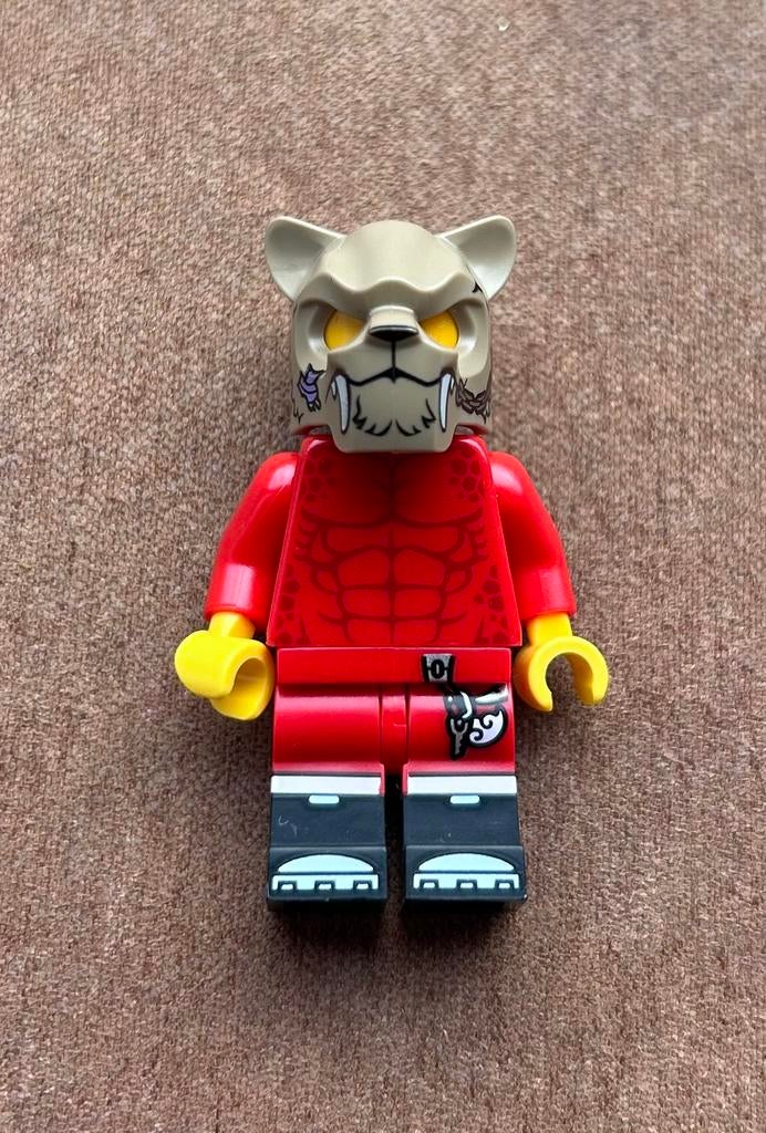 Lego Red Lion man minifig, Verzenden, Zo goed als nieuw, Losse stenen, Lego