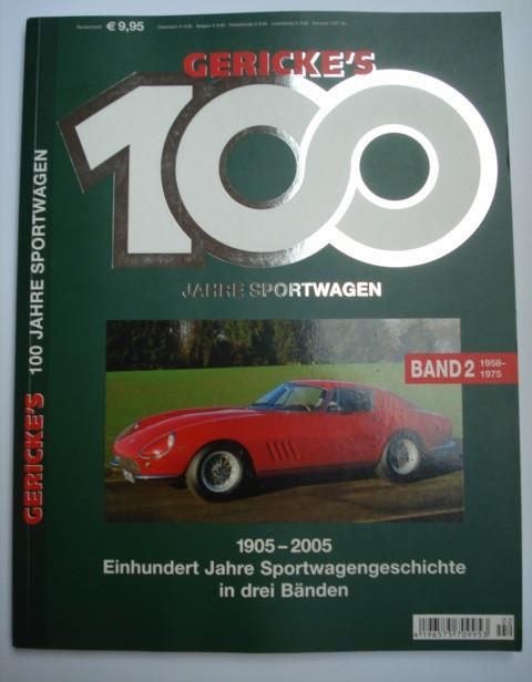 Gericke's 100 Jahre Sportwagen in 3 Bänden, Algemeen, Verzenden, Hein Gericke, Zo goed als nieuw