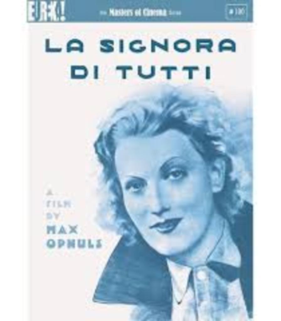 LA SIGNORA DI TUTTI (1934), Envoi, Utilisé