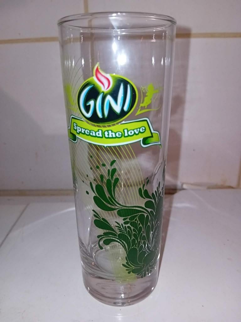 verre à boire Gini, Collections, Enlèvement ou Envoi, Comme neuf, Verre à soda