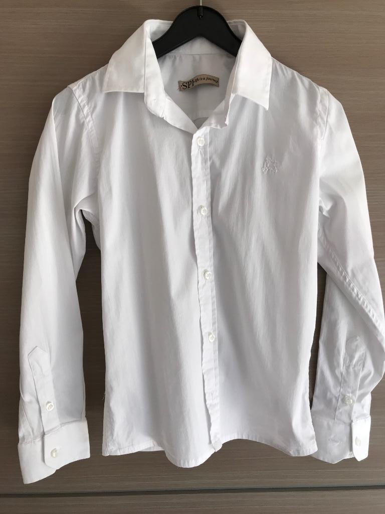 SP1 hemdje 8 jaar, Gebruikt, SP1, Overhemd of Blouse, Ophalen of Verzenden