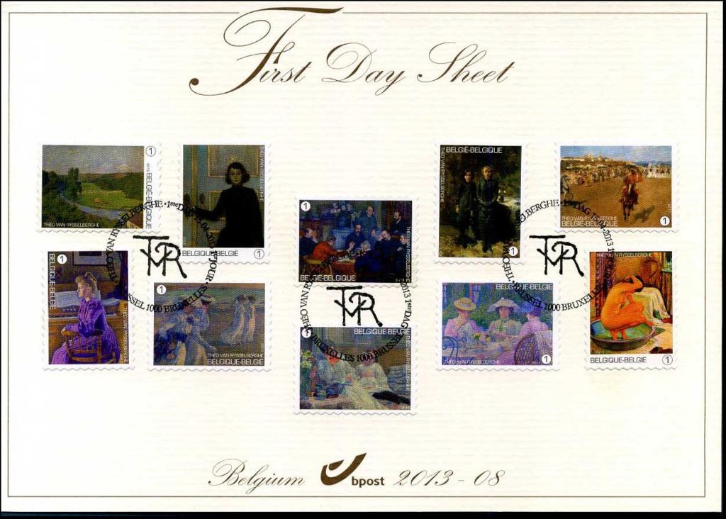 Année 2013 : FDS 2013-08 - 4323-4332 du carnet 138 - Art. Th, Timbres & Monnaies, Enlèvement, Art