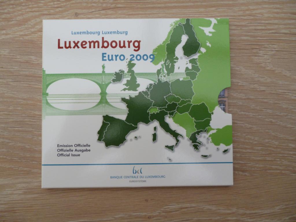 coffret série monnaies euro Luxembourg 2009  BU, Ophalen of Verzenden, Luxemburg, 2 euro, Setje