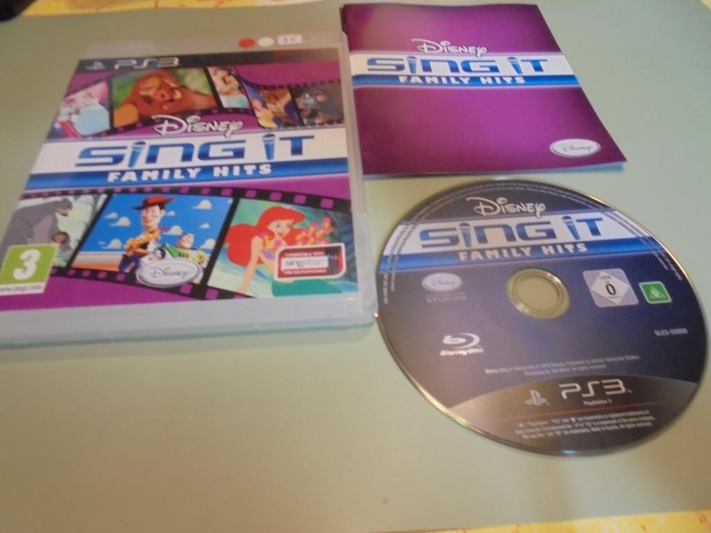 Playstation 3 Disney Sing it Family Hits (nieuwstaat) (CIB), Consoles de jeu & Jeux vidéo, Neuf, Enlèvement ou Envoi, Musique