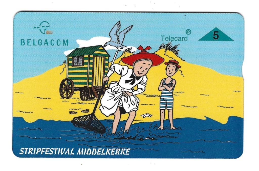 telefoonkaart : SUSKE & WISKE  /  Stripfestival Middelkerke, Verzenden, Nieuw, Willy vandersteen