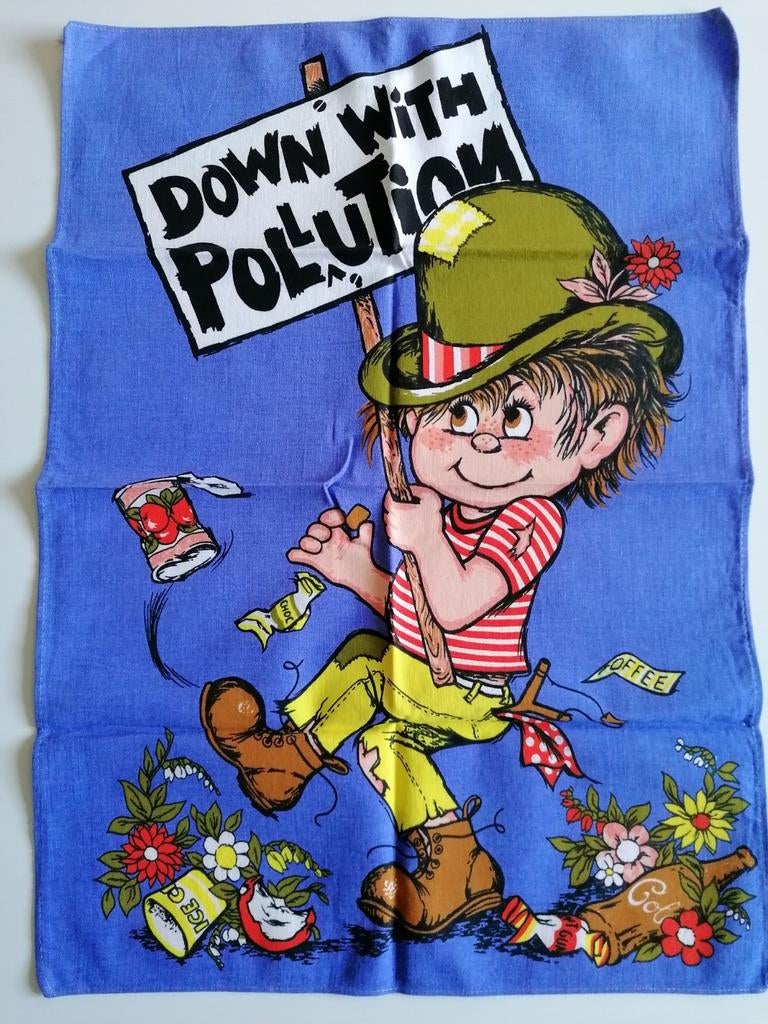Vintage keukenhanddoeken, Huis en Inrichting, Keuken | Textiel, Ophalen of Verzenden, Nieuw, Blauw
