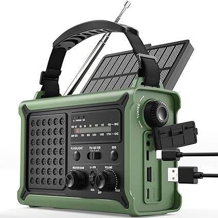 Radio de secours avec manivelle | LIVRAISON GRATUITE, Neuf, -, -, Radio