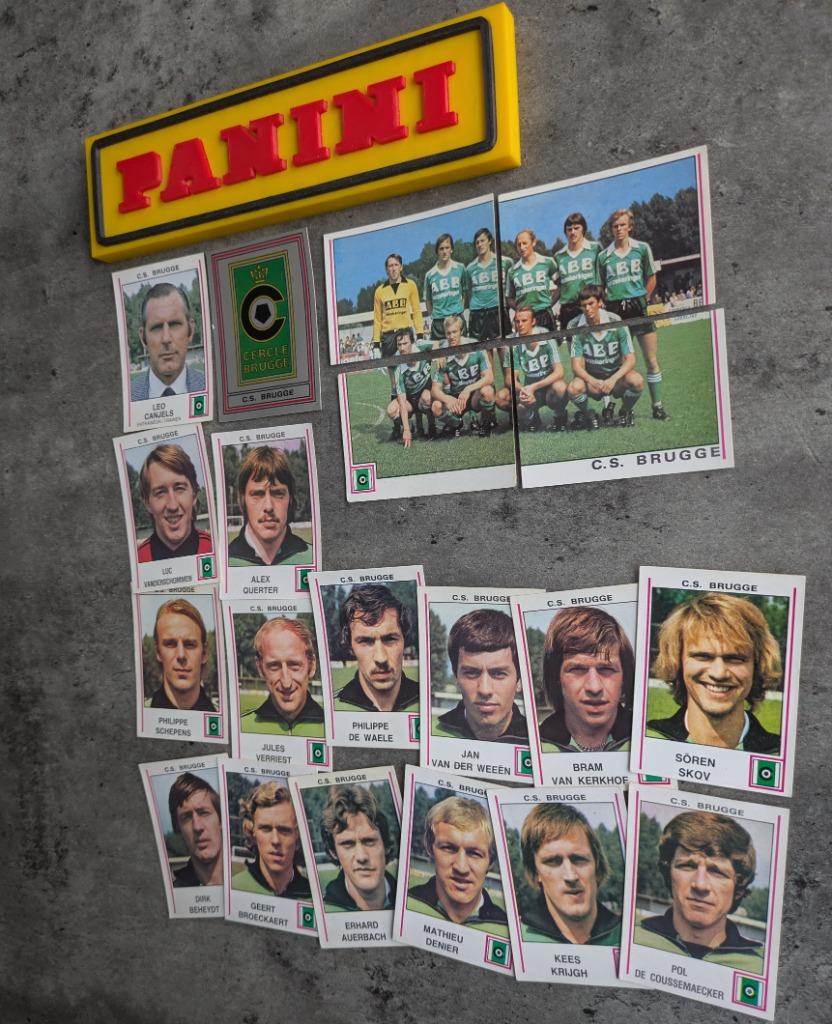 PANINI FOOTBALL 80 CERCLE BRUGES 20 AUTOCOLLANTS 1980, Envoi