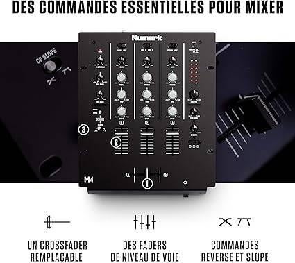Numark M4 | 3 kanaals Scratch DJ mixer | GRATIS LEVERING, Neuf, -, -, NUMARK