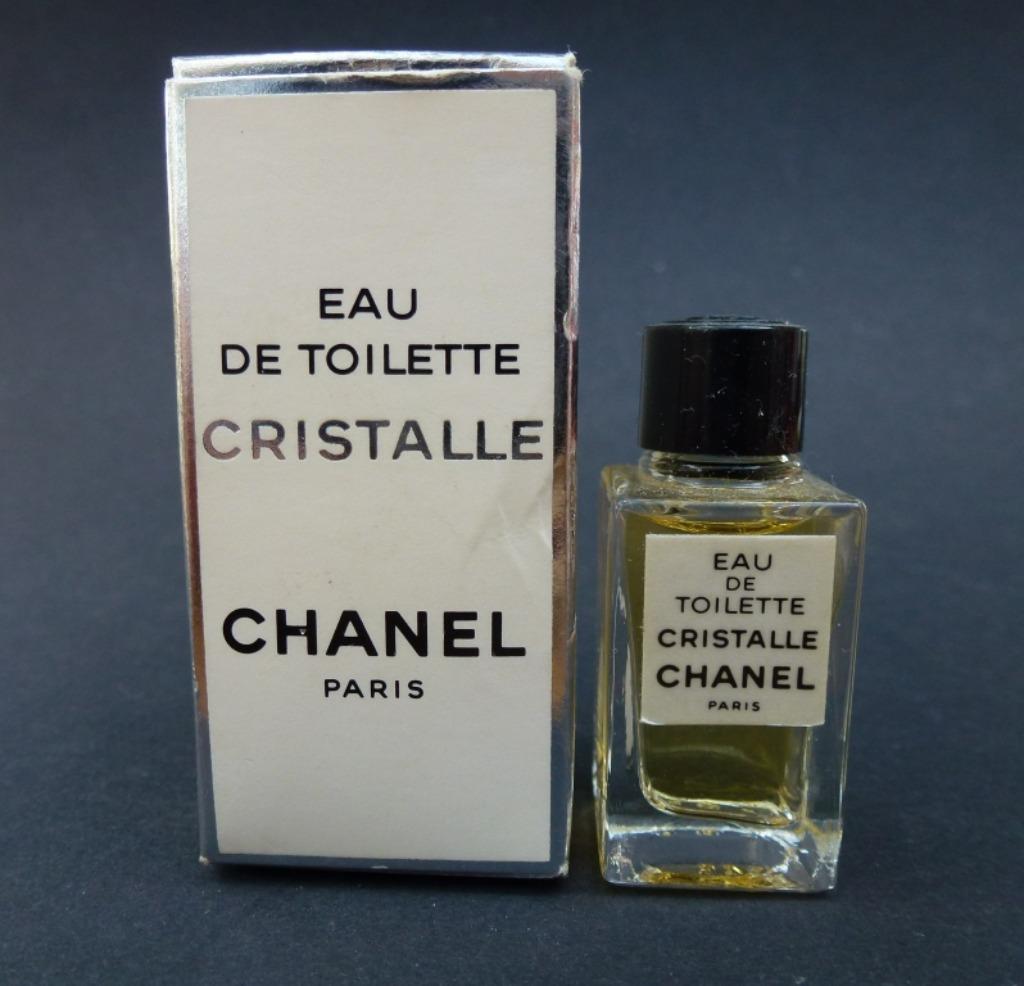 mini flacon de parfum Chanel Cristalle EDT 4 ml complet avec, Enlèvement ou Envoi, Neuf, Miniature, Plein
