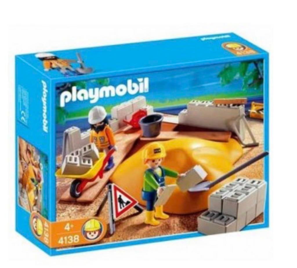 Playmobil 4138 Bouwwerf (new), Kinderen en Baby's, Speelgoed | Playmobil, Nieuw, Complete set, Ophalen of Verzenden