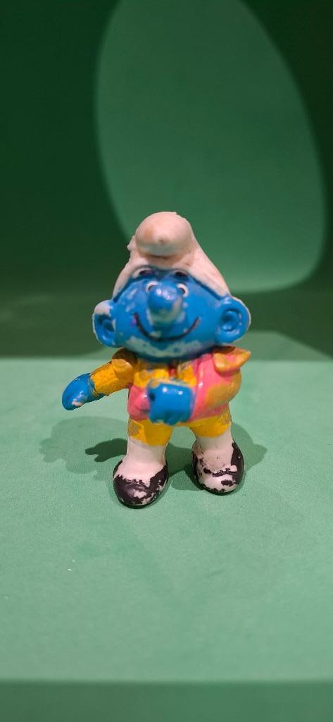 Smurf Stierenvechter schtroumpf rare special, Enlèvement ou Envoi, Utilisé, Autres Schtroumpfs, Poupée, Figurine ou Peluche