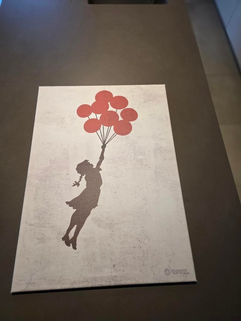 Impression sur toile Banksy, Enlèvement, Imprimé