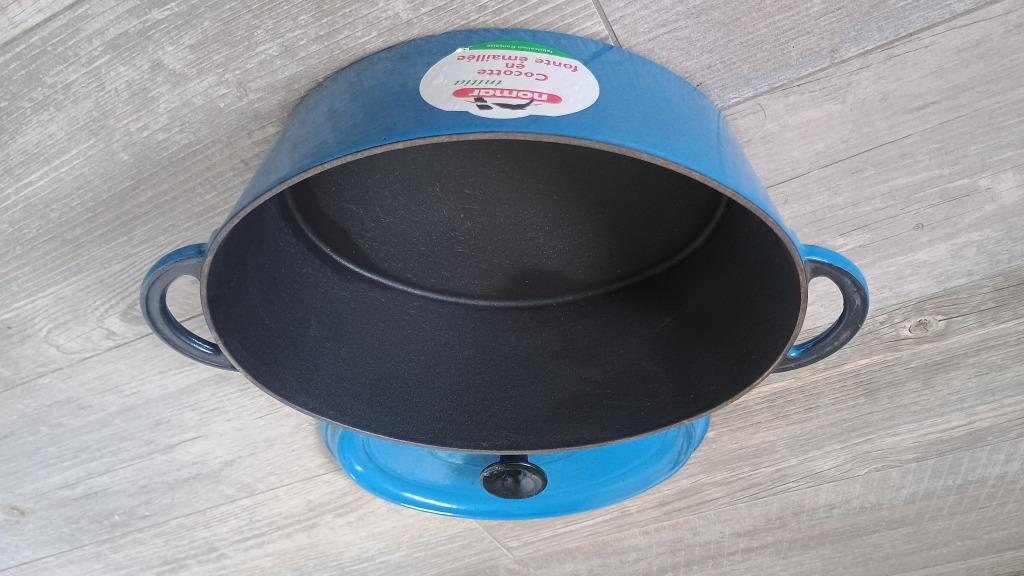Nomar gietijzer 29 cm braadpan braadpot, Enlèvement ou Envoi, Comme neuf, Fonte