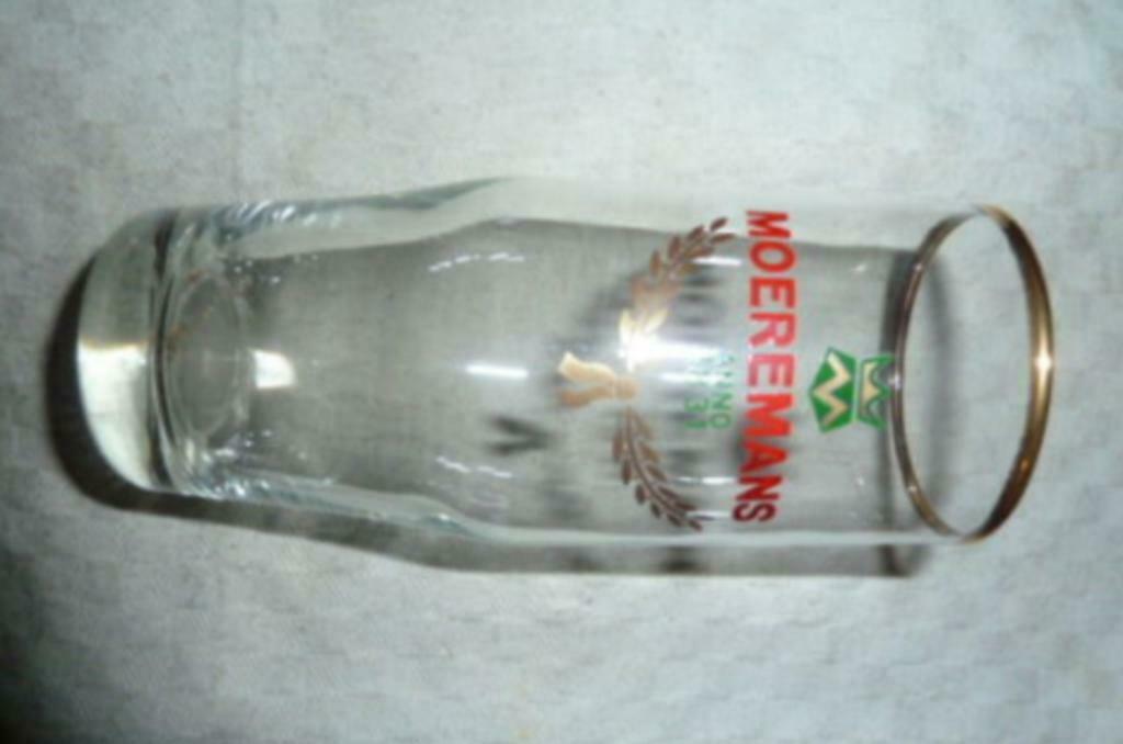 #L bier glas MOEREMANS anno 1831 Brij Moeremans - Anderlecht, Enlèvement ou Envoi, Neuf, Verre à bière