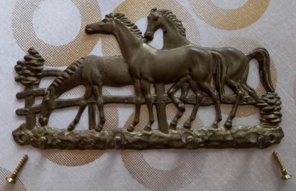 Koperen hanger paarden, Ophalen of Verzenden, Koper