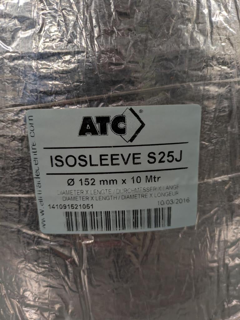 Isosleeve isolatie voor buizen ventilatiesysteem, Ophalen