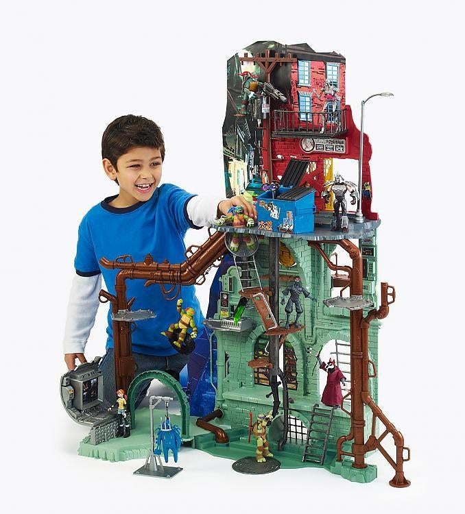 Ninja Turtles secret lair, Ophalen
