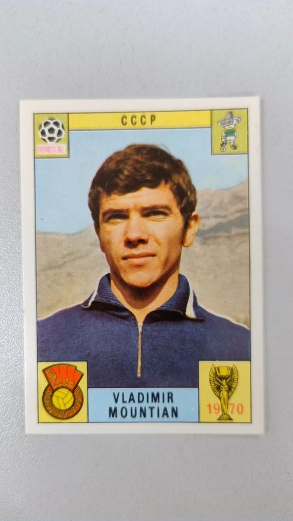 Panini Mexico 70: CCCP - Vladimir Mountian., Ophalen of Verzenden, Zo goed als nieuw