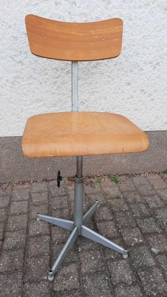 Vintage / retro industriële bureaustoel, Ophalen
