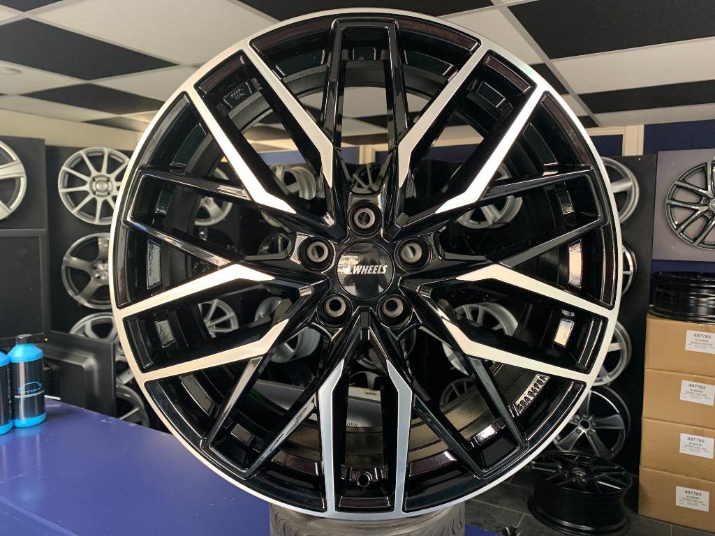 IN STOCK: NIEUWE demo set 20 inch 5x114.3 alu polish velgen, Neuf, 245 mm, Enlèvement ou Envoi, Véhicule de tourisme