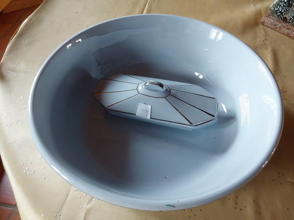 Vasques lavabo 38cm+porte savon, Enlèvement ou Envoi