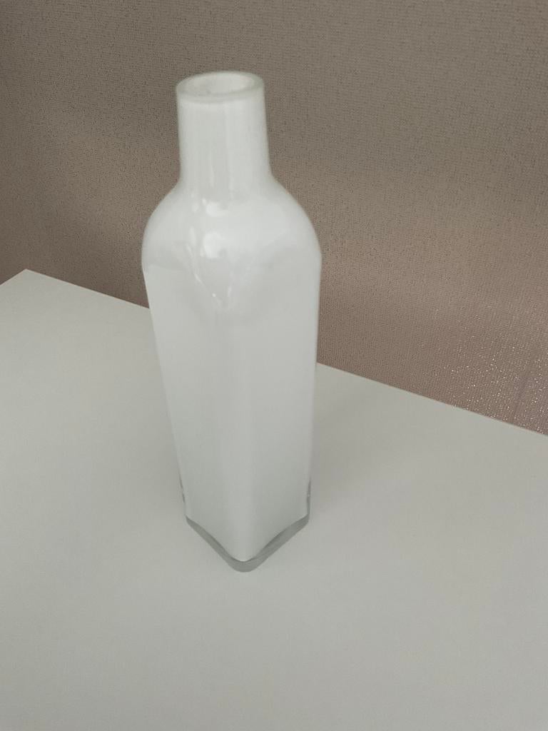 Wit vaasje, Enlèvement ou Envoi, Comme neuf, Blanc, Verre
